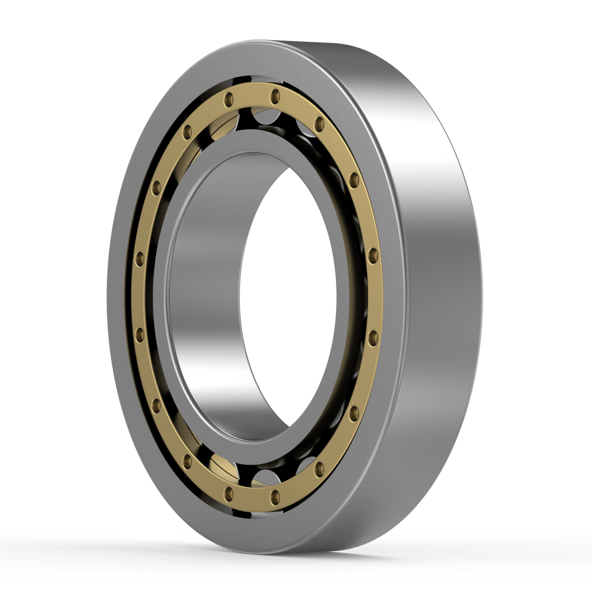 NU322 ECM/C3 SKF - Zylinderrollenlager with white background