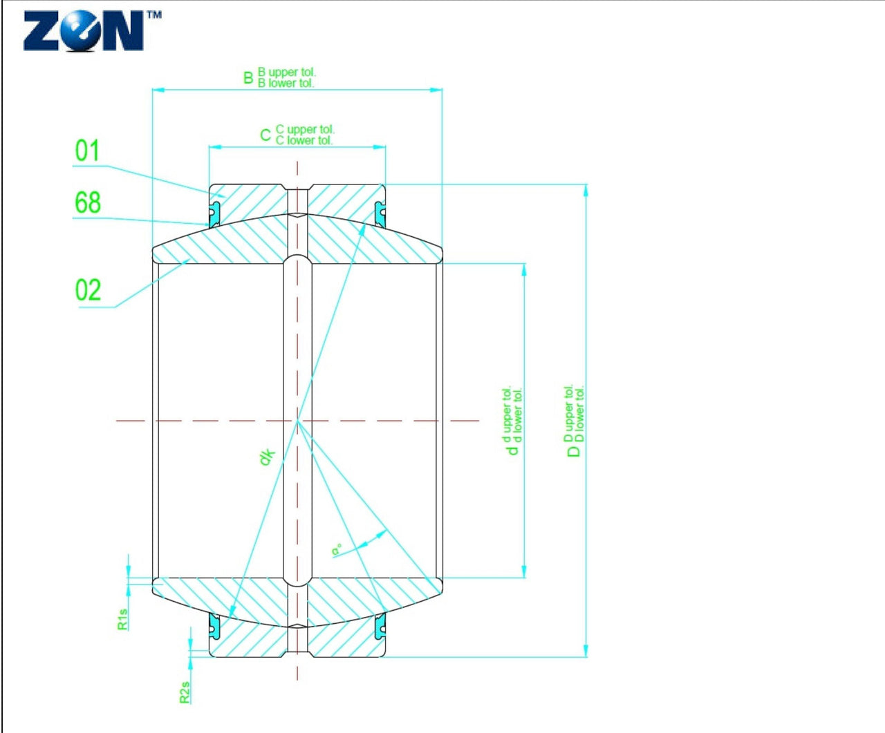 GE20-FO-2RS-C2 INA